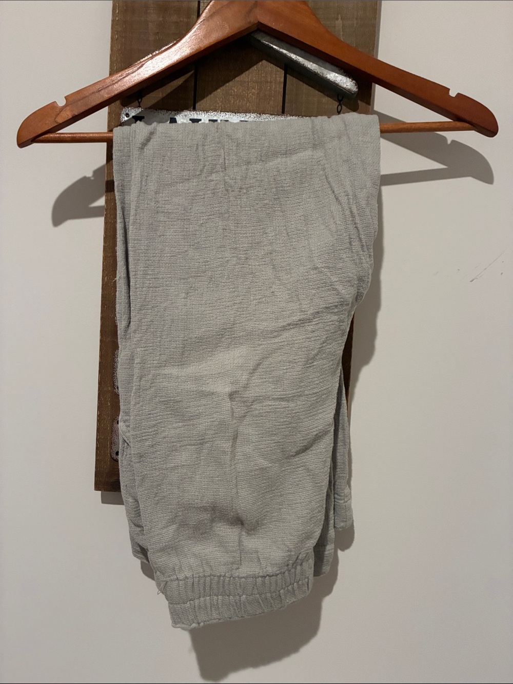 Madewell Light Gray Knit Jogger Pants